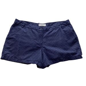 MNG Women's Blue Polka Dot Shorts Size 10 Casual